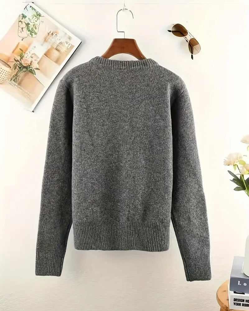 Casual Solid Color Long Sleeve Cardigan