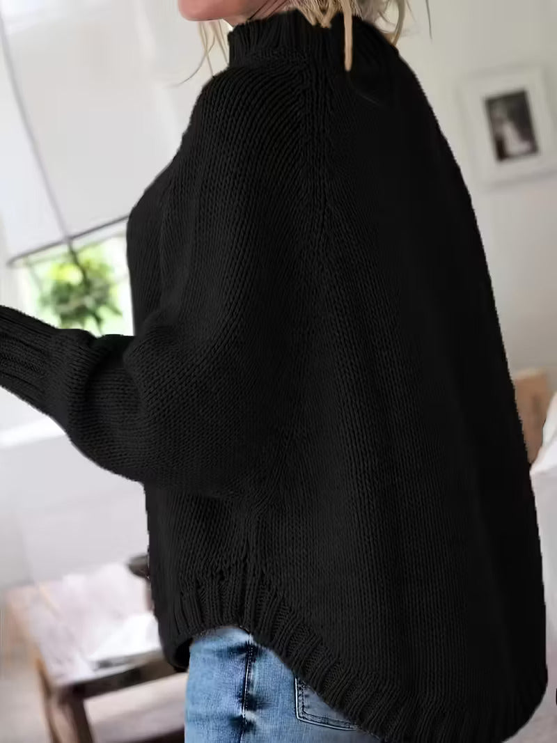 PAMELLA – CABLE KNIT OVERSIZED SWEATER