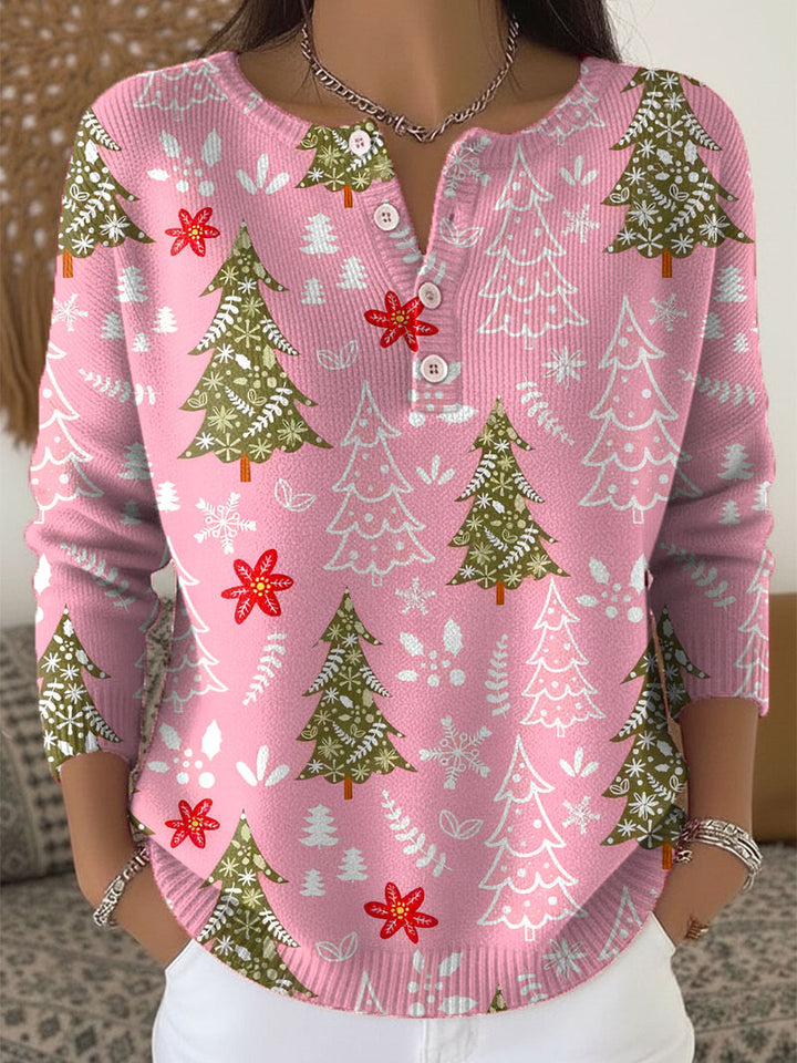 Nocchi | Christmas Sweater with Buttons