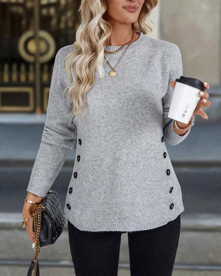 Pullover with Buttons