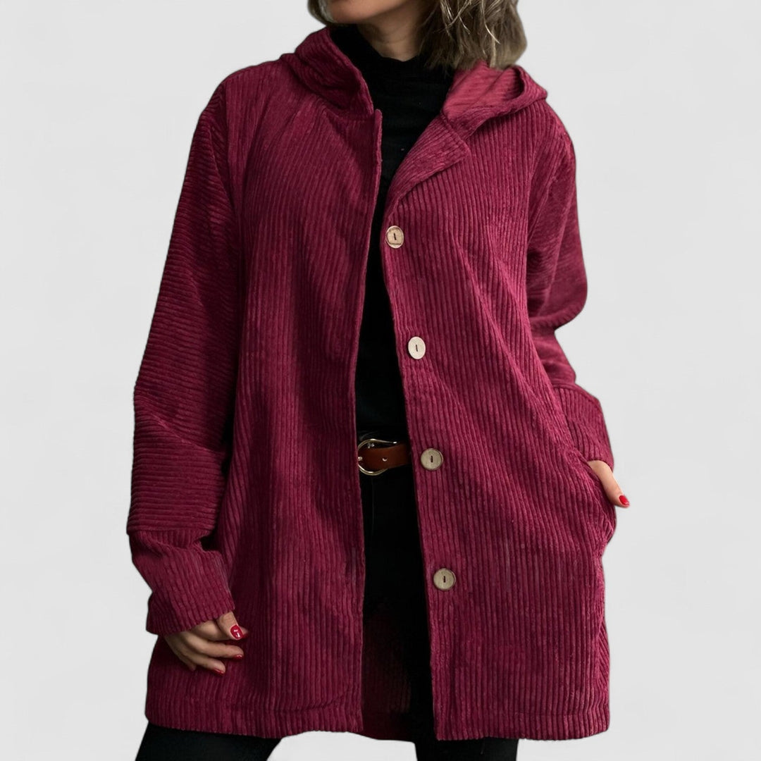 Candice | Corduroy Hooded Jacket
