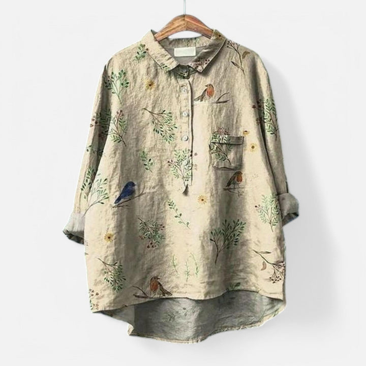 Kiara™ | Stylish Loose Fit Floral Blouse