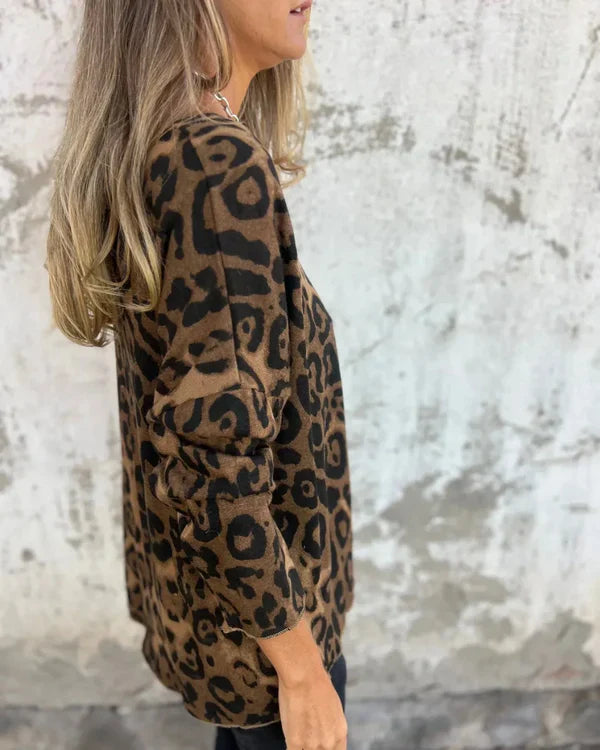 IRAVITHYN – LEOPARD PRINT SHIRT