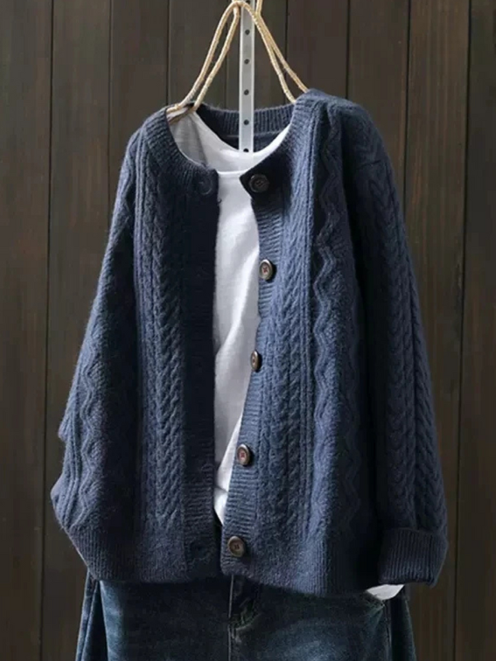 THE LORENZA - CABLE CARDIGAN