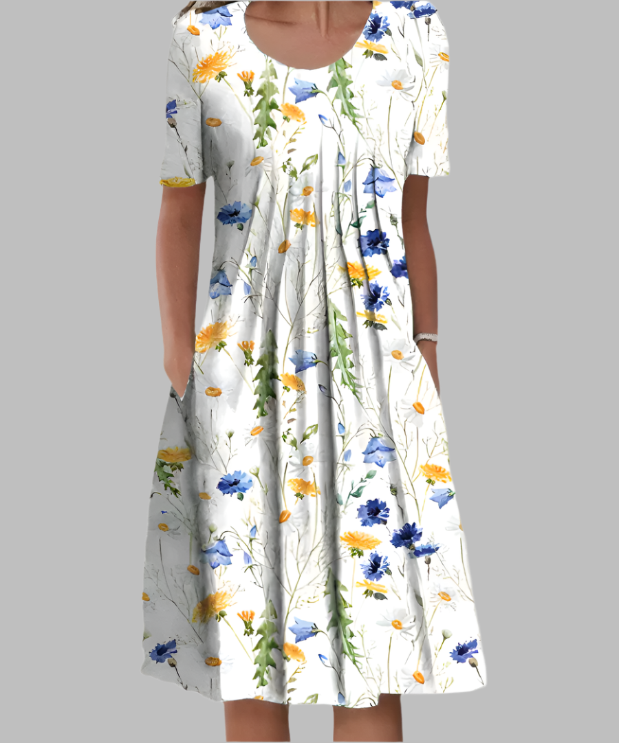 Stella | Comfortable Summer Floral Dress