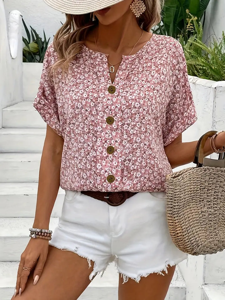 Mery | Button Summer Top