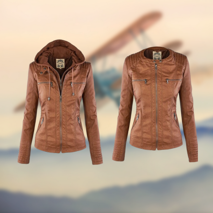 KAROLINE™ The stylish and unique leather jacket