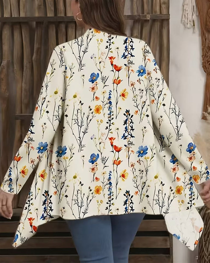 Floral Faux Top Two-Piece