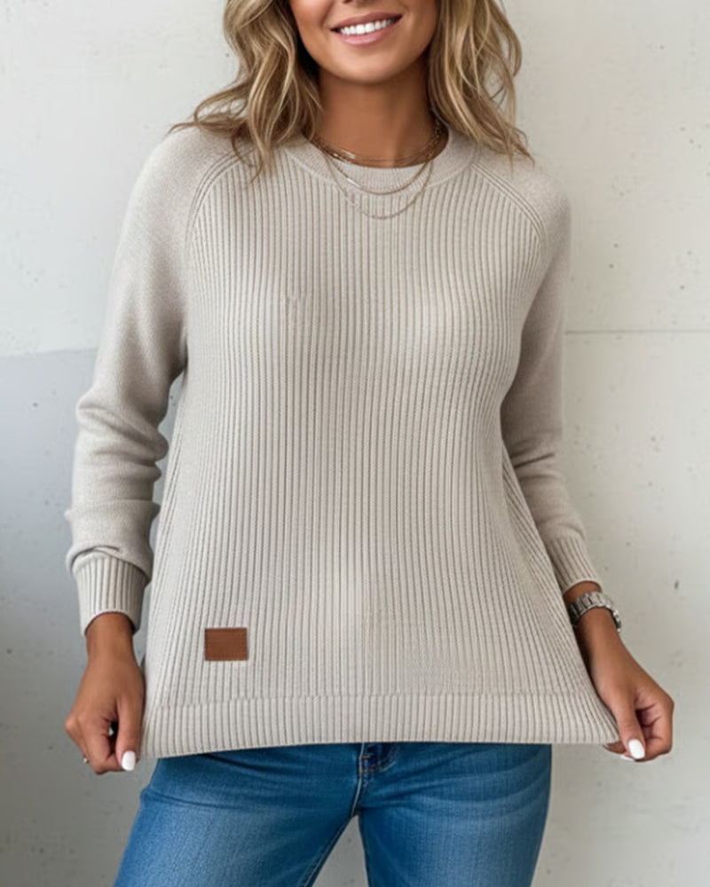 Trendy Round Neck Sweater