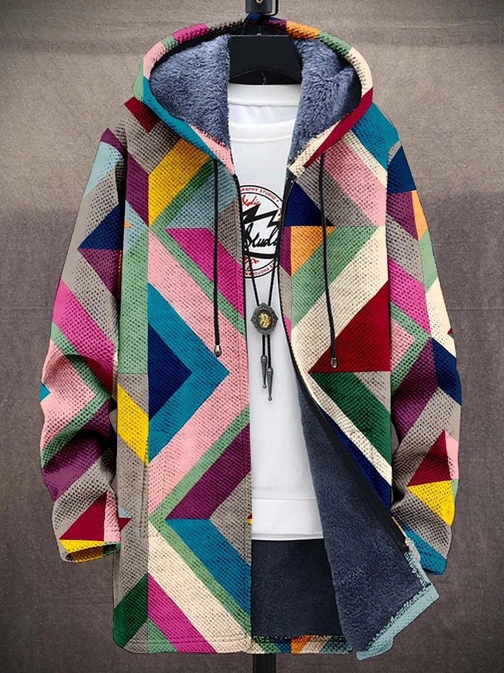 Victoria - Colourblock Knit Sweater Jacket