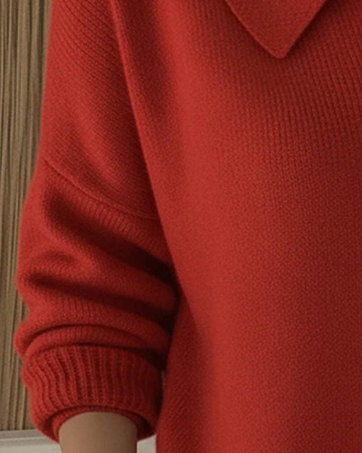 Buttoned Long Sleeve Pullover