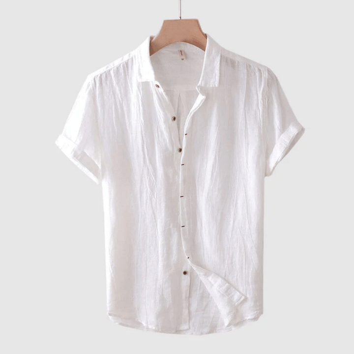 Einar | Short-Sleeve Linen Shirt