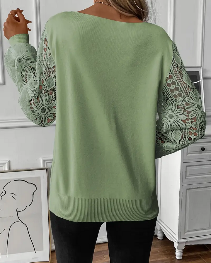 V-Neck Trendy Sweater