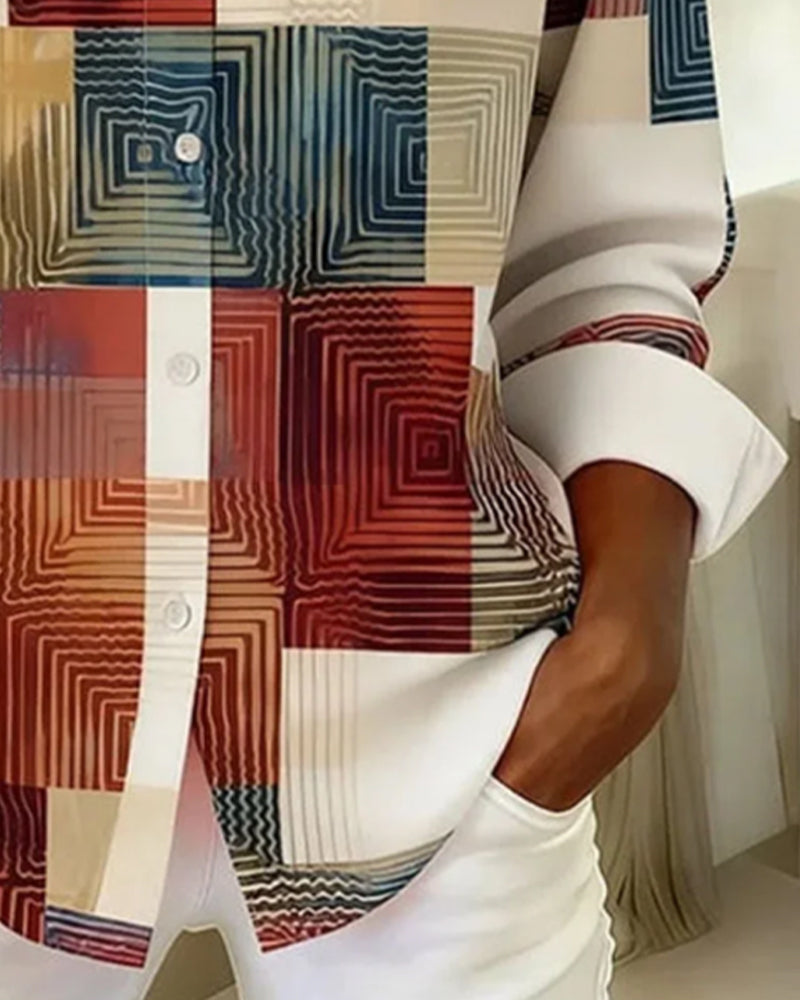 Button Down Plaid Shirt