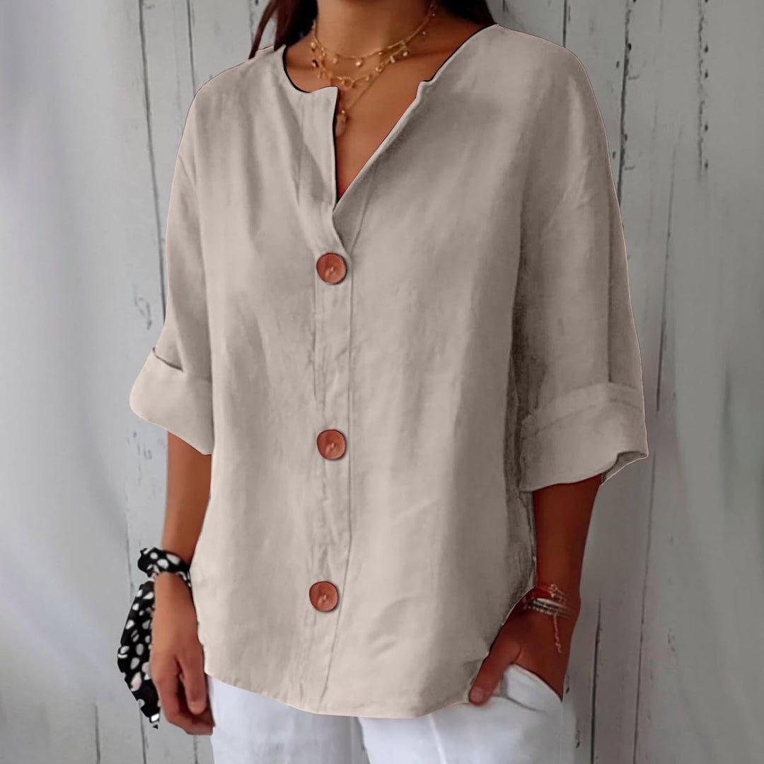 Nina™ | Graceful Drape Blouse