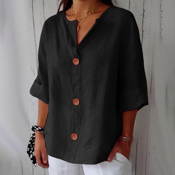 Nina™ | Graceful Drape Blouse