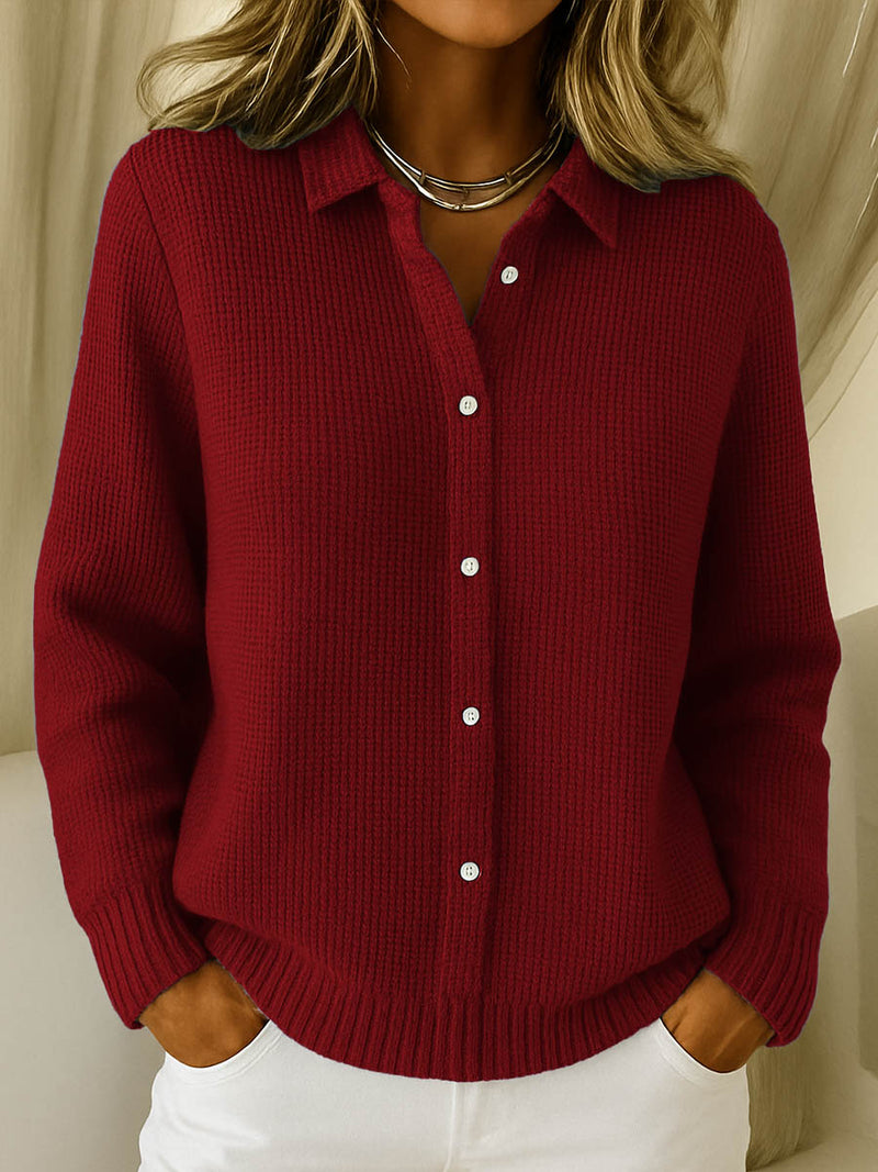 Nofar | Classic Knit Cardigan with Buttons