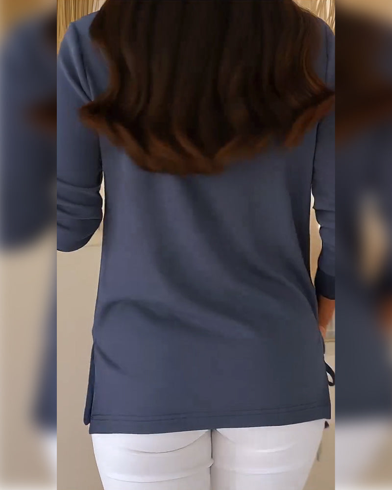 Fashion Faux Two-Piece Tops