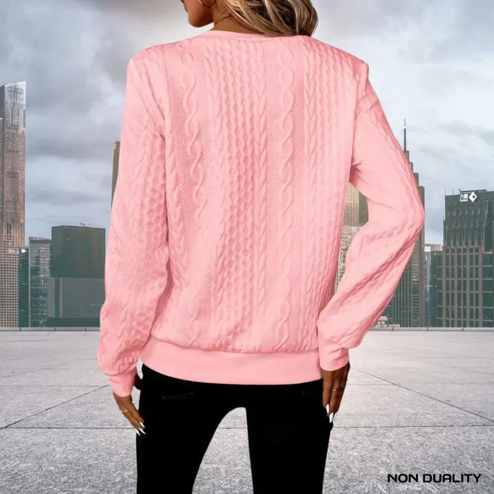Non-Duality Zip-Up Sweater