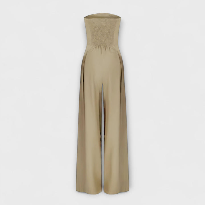 Amelie | Stylish Strapless Wide-Leg Jumpsuit