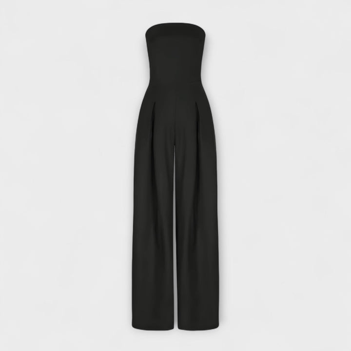 Amelie | Stylish Strapless Wide-Leg Jumpsuit