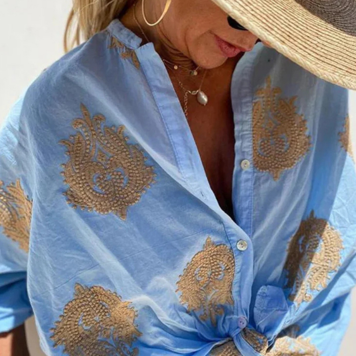 Gaby | Stylish Embroidered Shirt