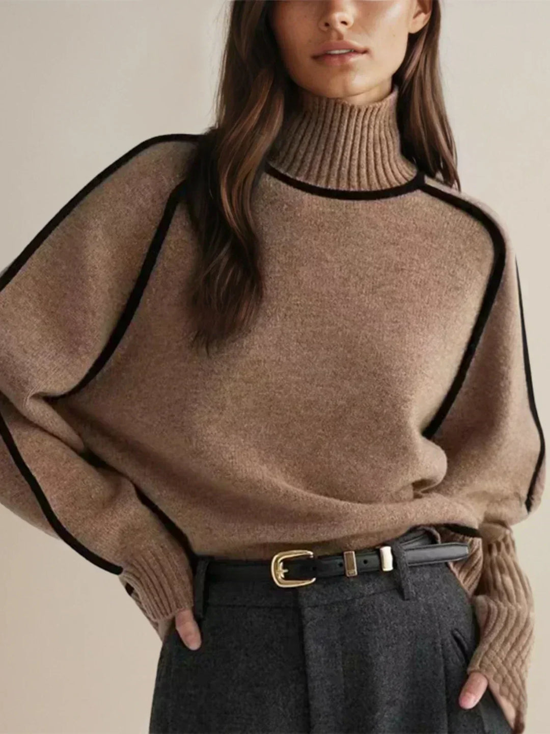 Donna - Elegant Turtleneck sweater