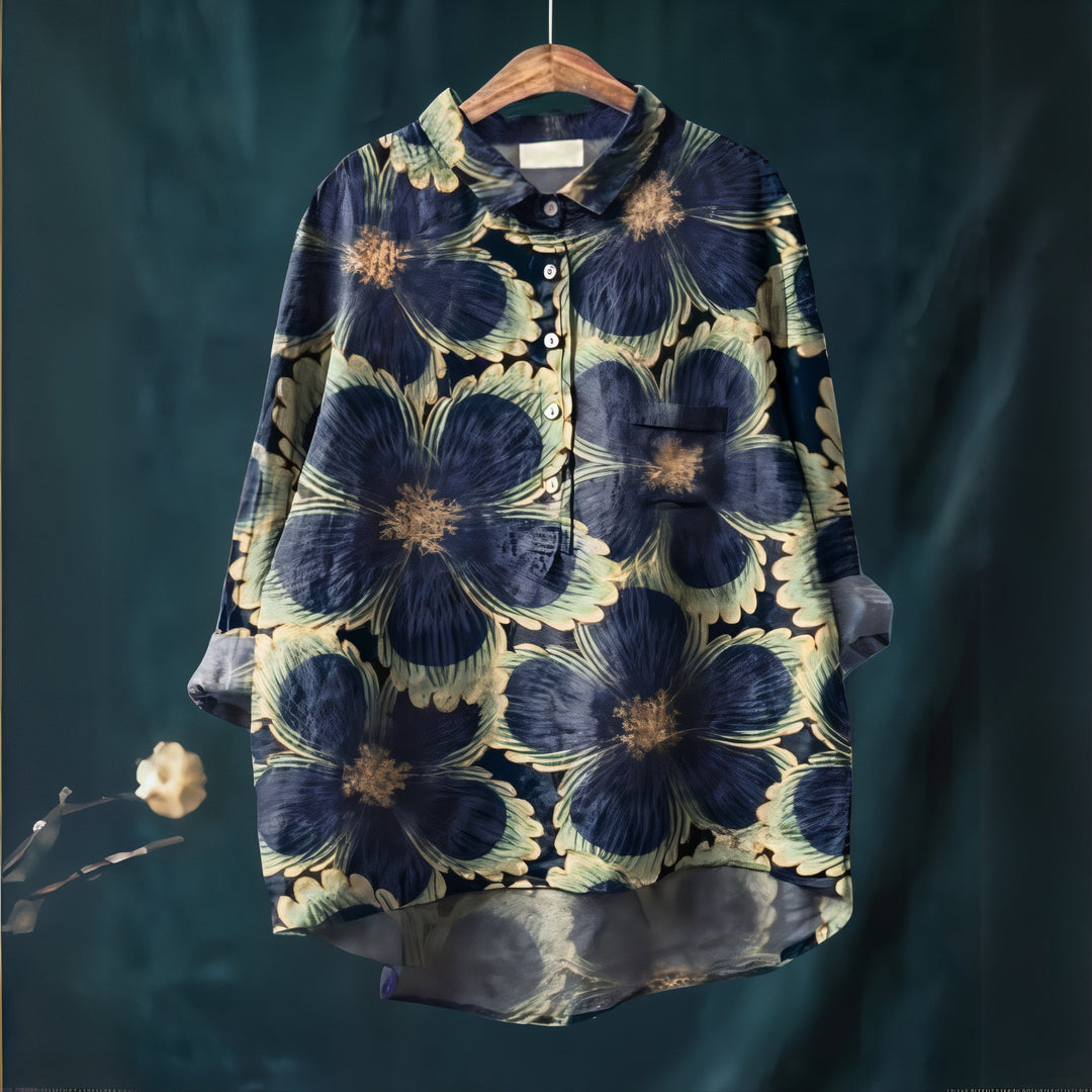 Fiona - Blouse with Romantic Floral Print