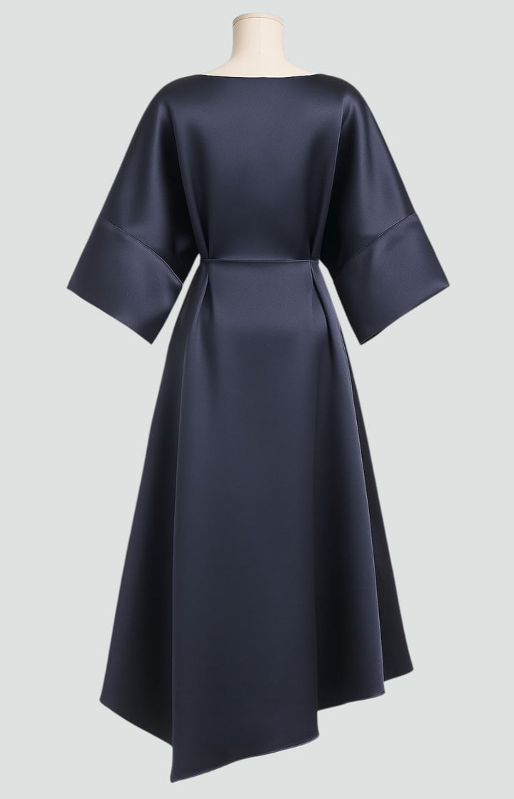 Albertine | Elegant Long Satin Dress