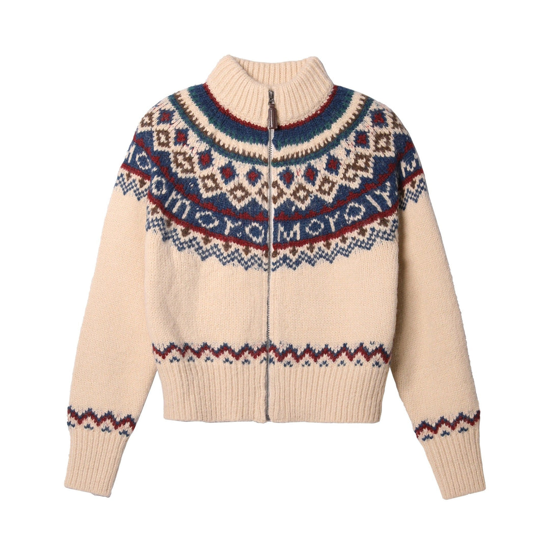 Women's High Collar Knit Sweater