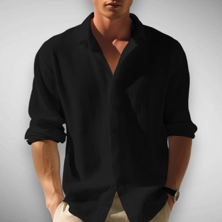 Mateo | Lightweight Casual Textured Shirt