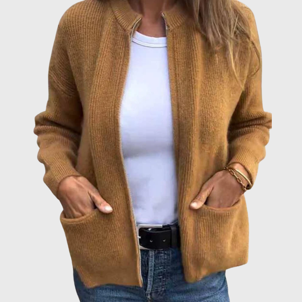 Autumn Zip Cardigan