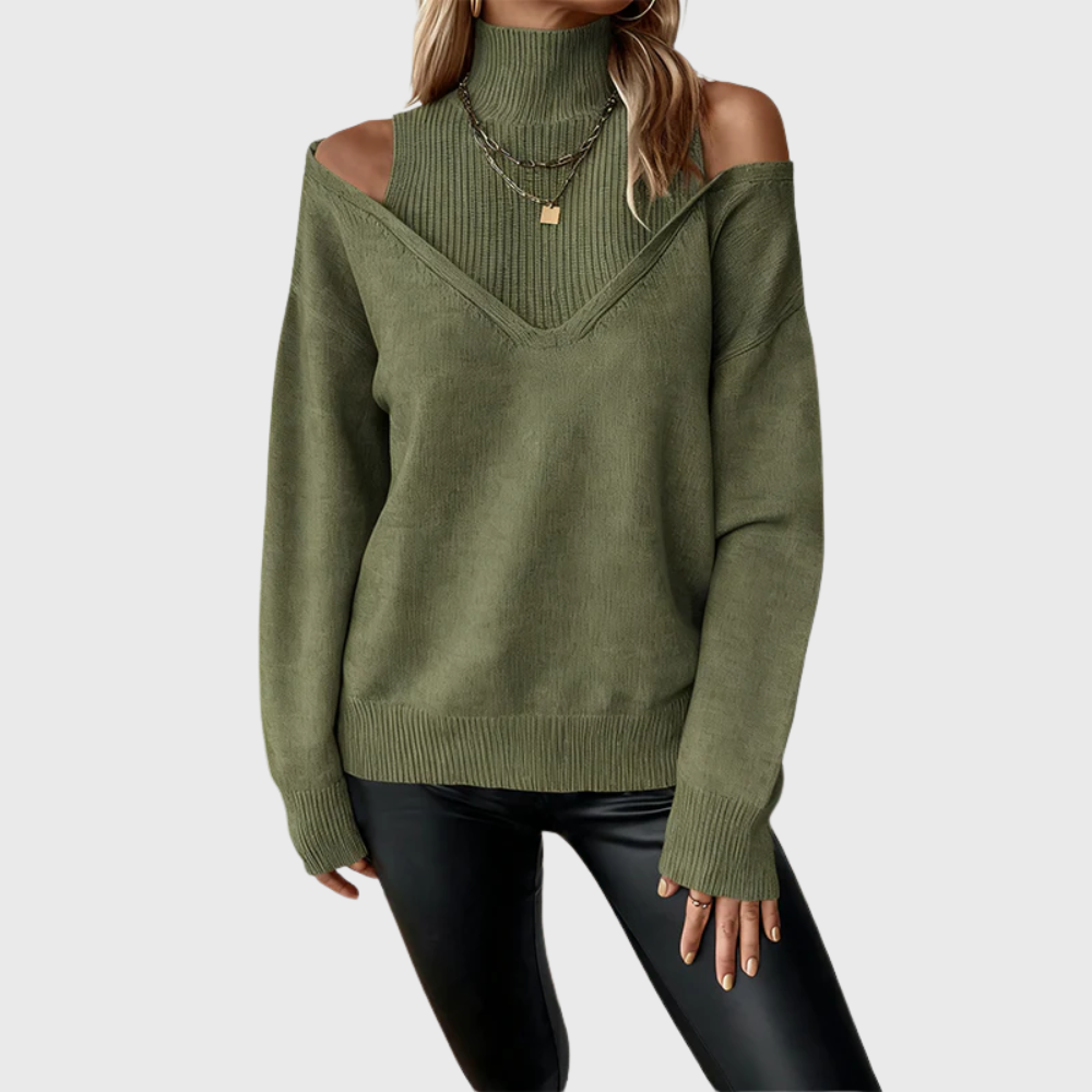 Elegant Women's Wool Sweater