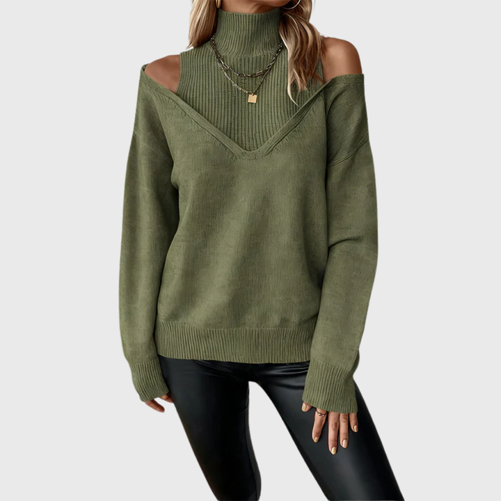 Elegant Women's Wool Sweater