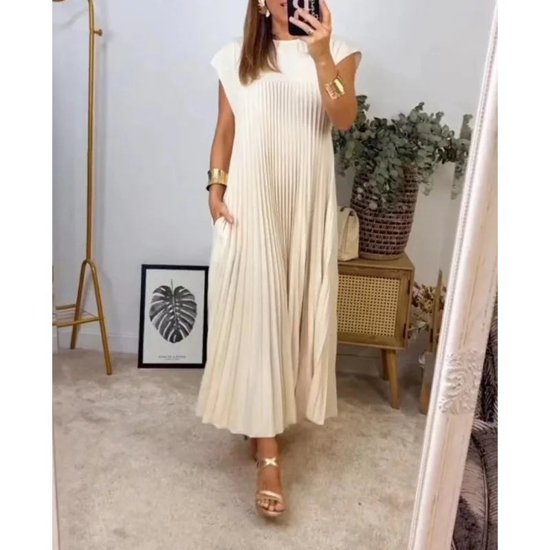 Tamara | Elegant Pleated Maxi Dress