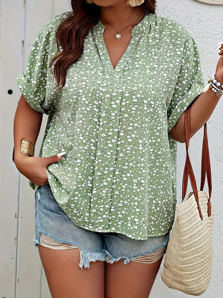 Marina | Stylish Casual Floral Blouse