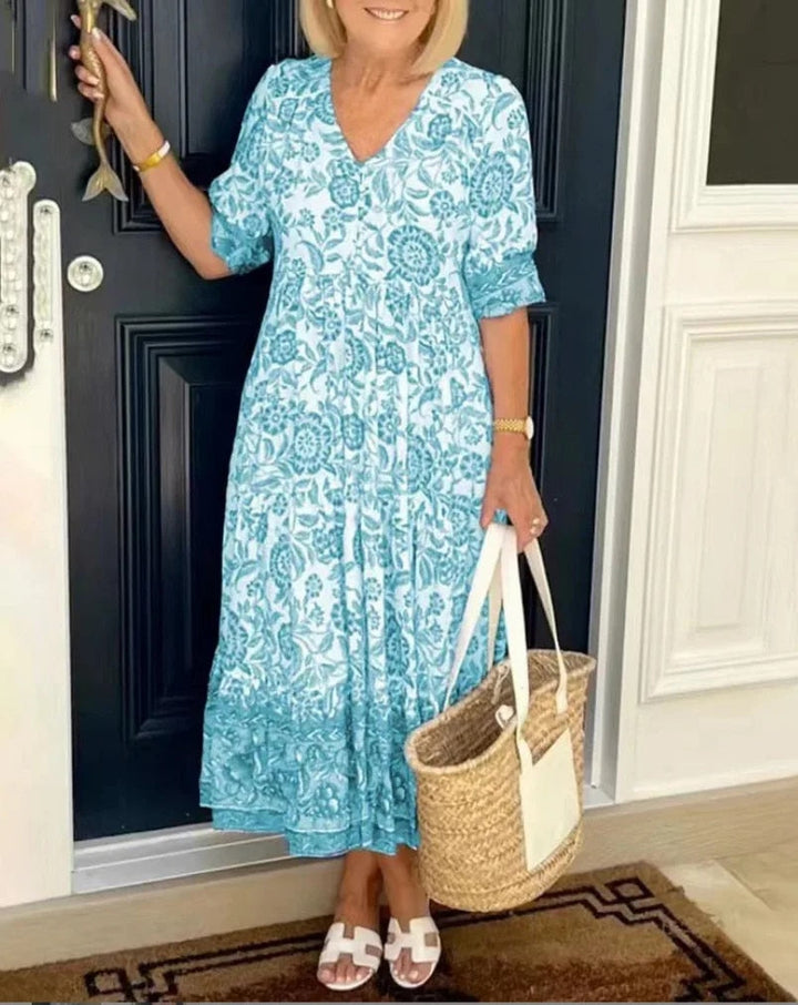 Susan | Comfortable Summer Floral Dress