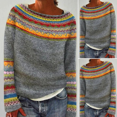 Elyse - Retro Wool Sweater