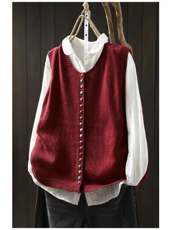 THE ROSALIE - KNIT VEST