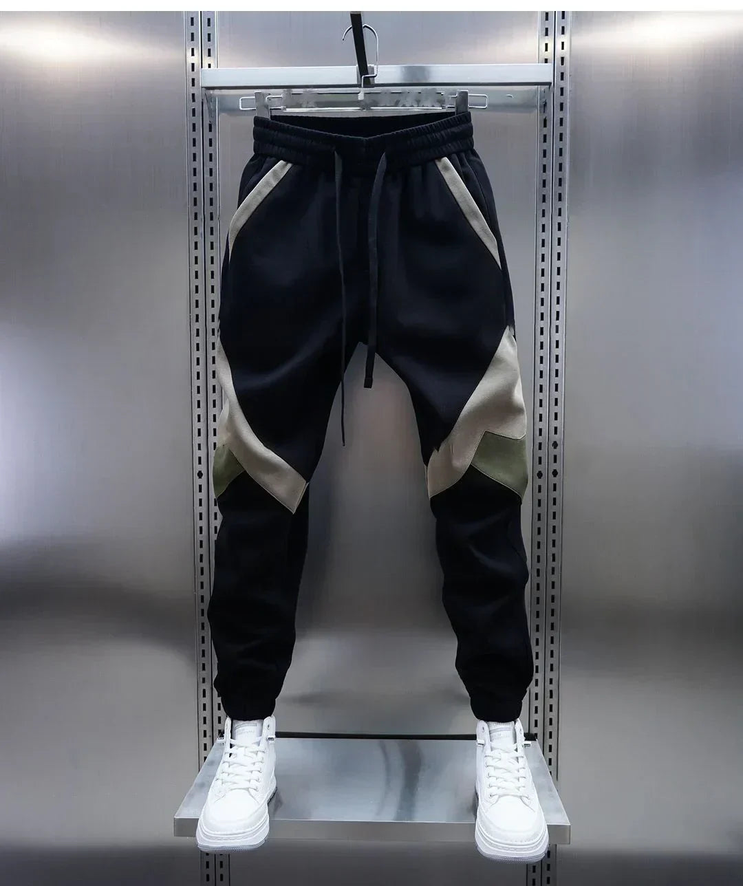 Alan | Modern Contrast Panel Joggers