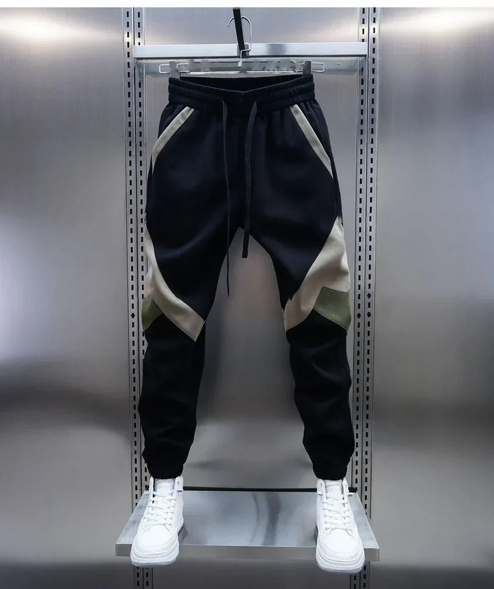 Alan | Modern Contrast Panel Joggers