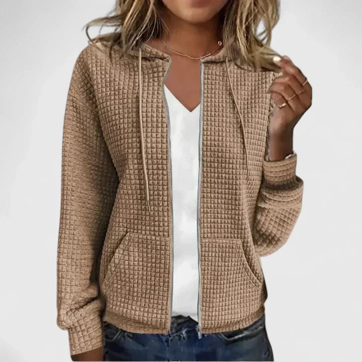 ARIANNA – ELEGANT JACKET WITH WAFFLE TEXTURE