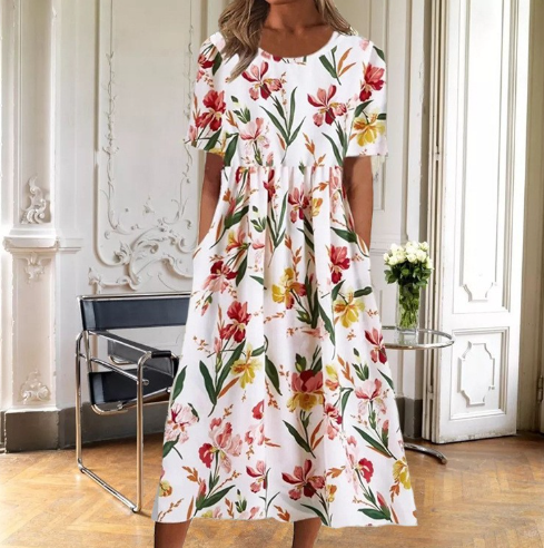 Faith | Comfortable Summer Floral Dress