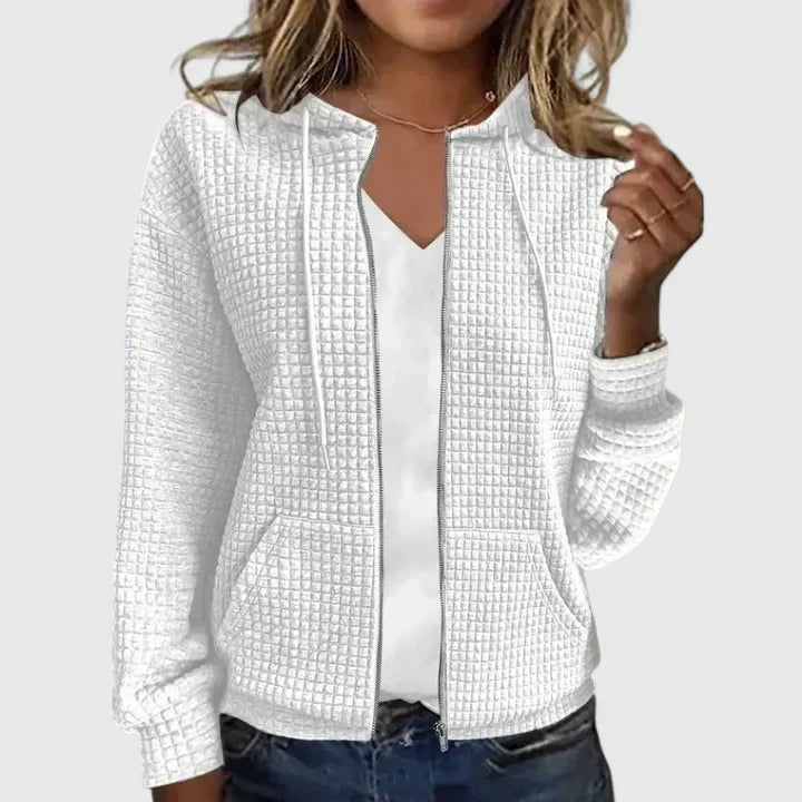 ARIANNA – ELEGANT JACKET WITH WAFFLE TEXTURE