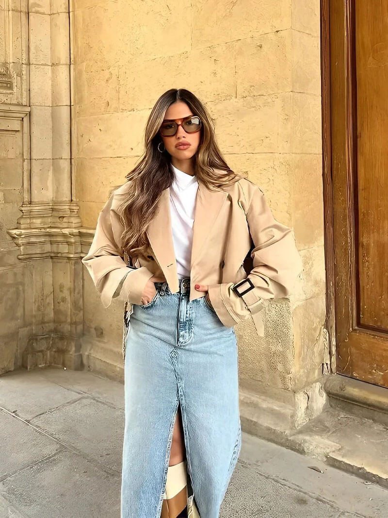 Blair - Mini trench coat