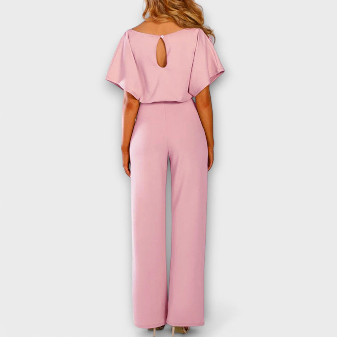 Jenny | Stylish Belted Wide-Leg Jumpsuit