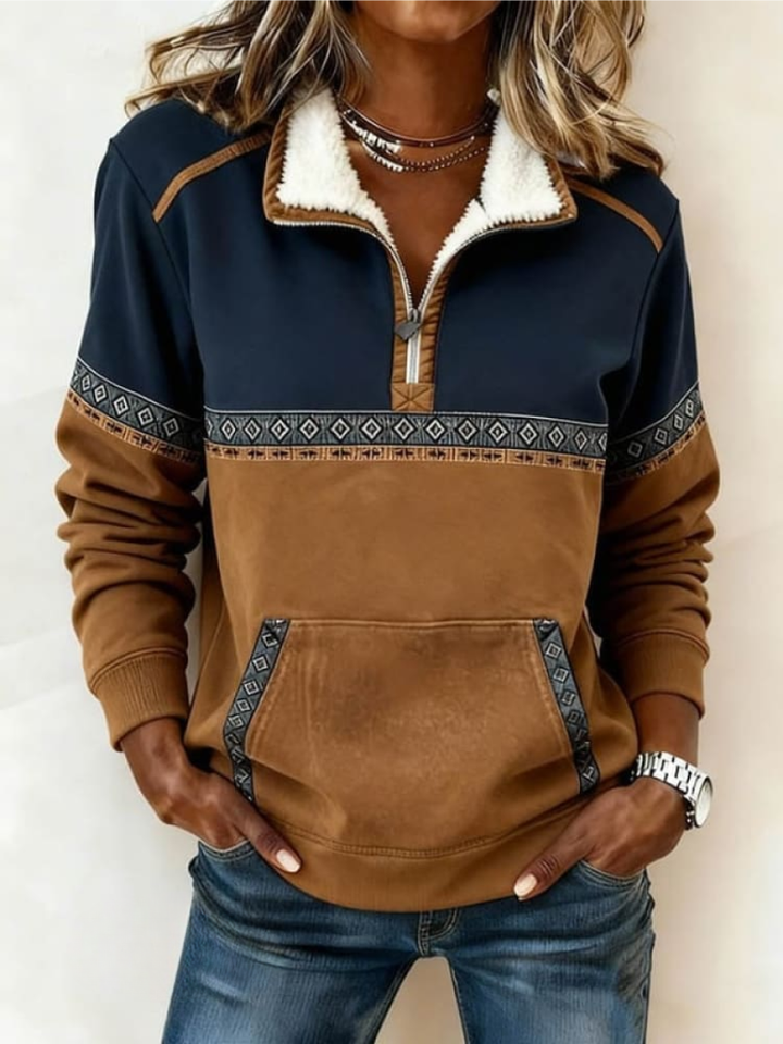 Halep | Comfortable Zip Sweater