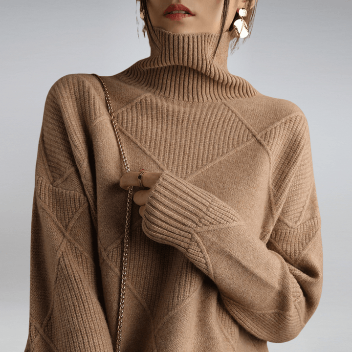 SYLVARITH – SOFT TURTLENECK SWEATER
