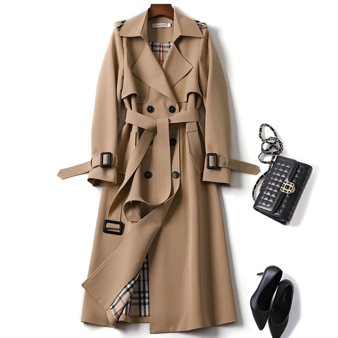 Genevieve - Elegant Trench Coat with Timeless Style