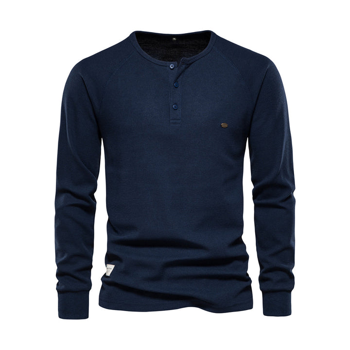 Isidore | Henley Neck Knit Jumper